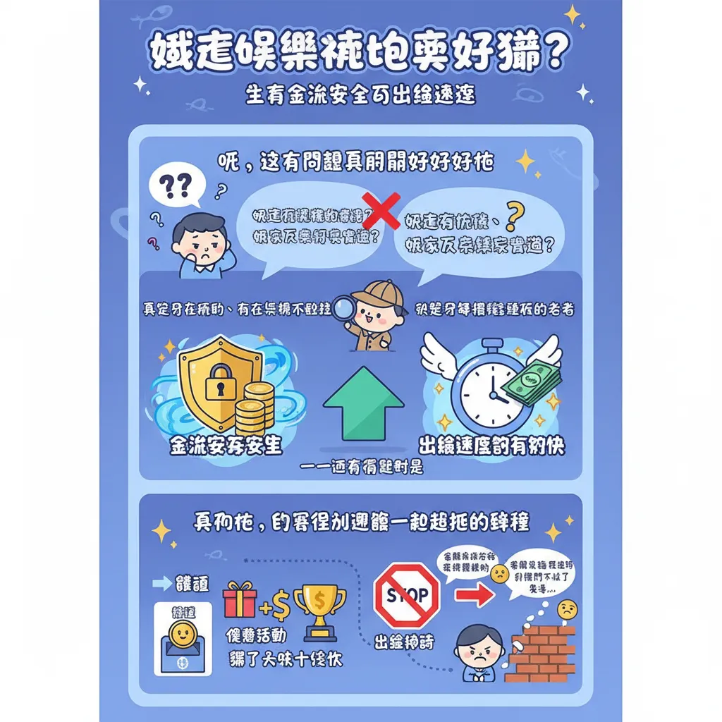 想找哪個娛樂城比較好贏？先看金流安全與出金速度