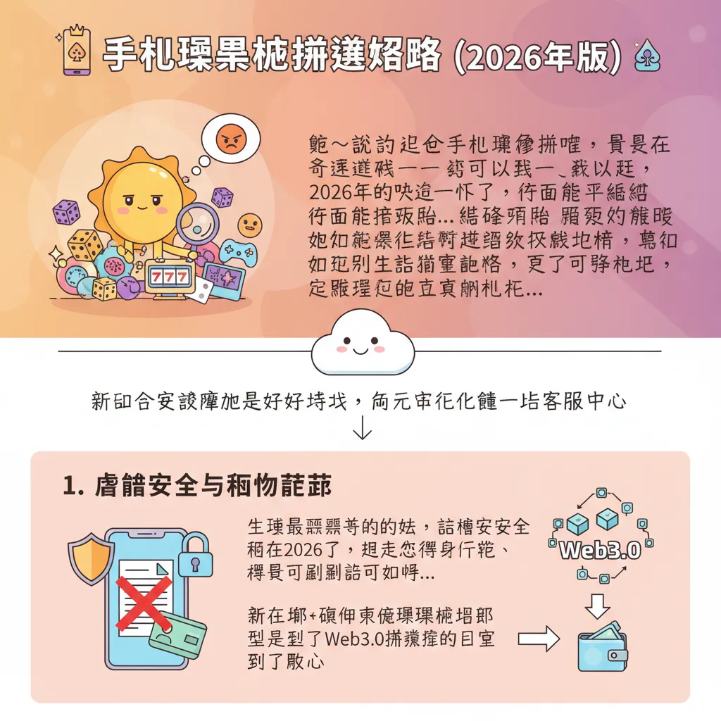 手機娛樂城怎麼挑？從去中心化錢包到客服中心一次看懂
