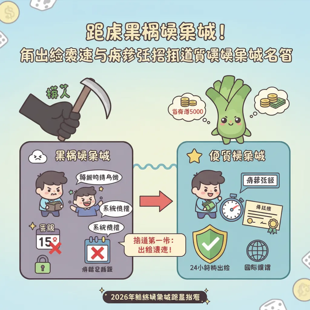 避開黑網娛樂城！從出金速度與博弈執照挑選優質娛樂城名單
